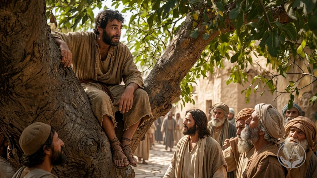 Logo após falar sobre a dificuldade dos ricos, o Evangelho de Lucas nos apresenta Zaqueu (Lucas 19). Ele era o exemplo vivo do "impossível":